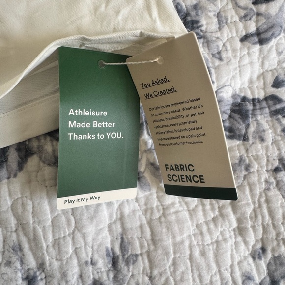 NEW Halara White High Waisted Side Zipper 2-in-1 A Line Mini Casual Skort Skirt - Picture 5 of 14